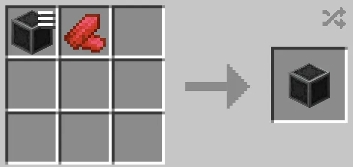 Crafting recipe for Red Energon, Dark Energon and Tox-En Lamps