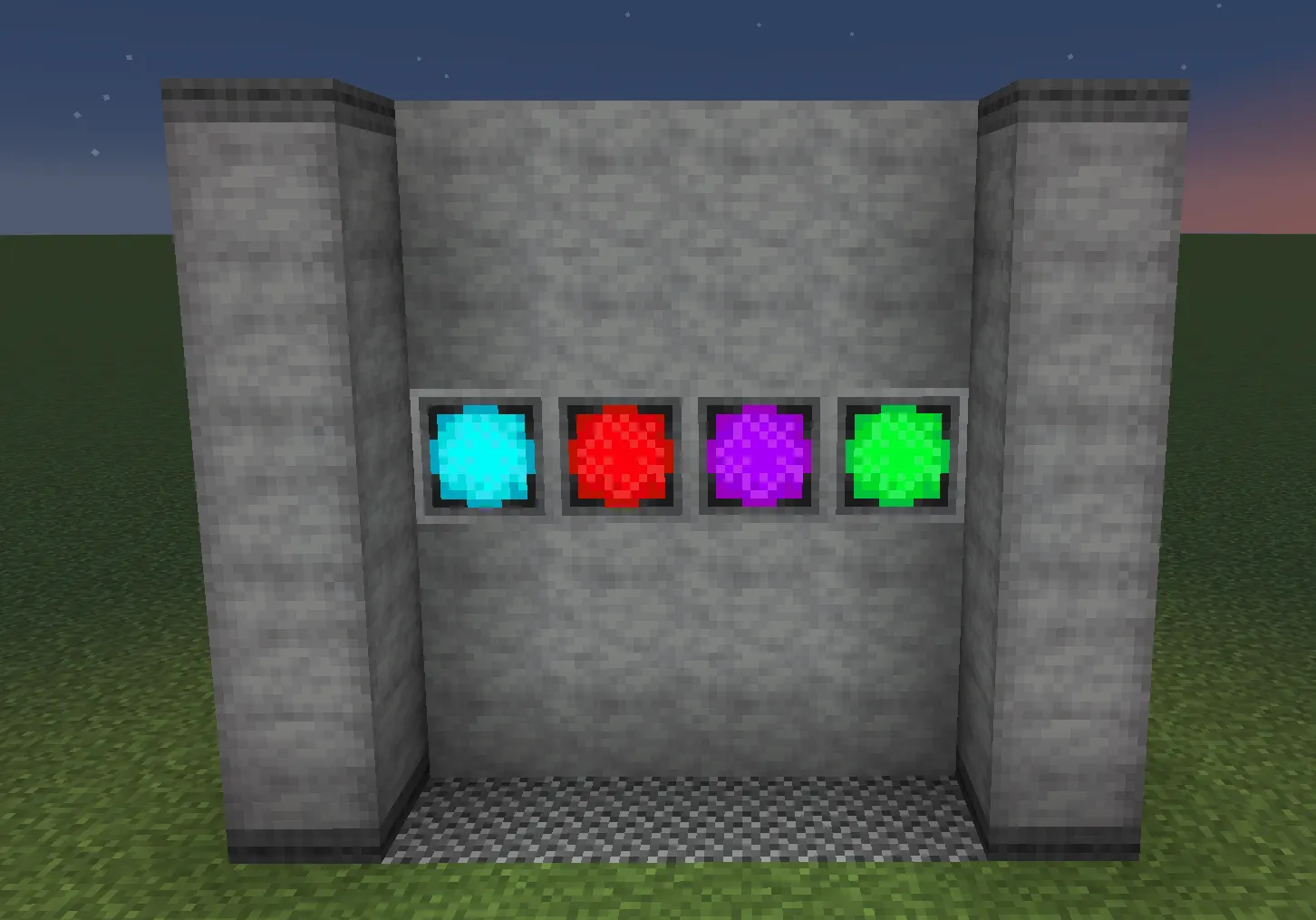 Cyberite Energon Lamps lit by a Cyberite Energon Cube