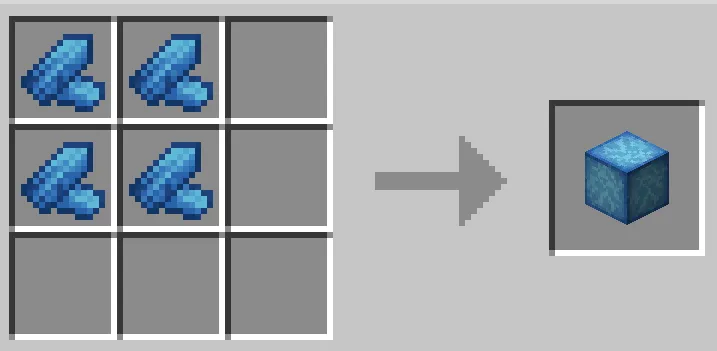 Crafting recipe for Block of Energon