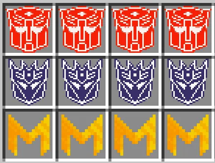 Autobot, Decepticon and MECH armour sets