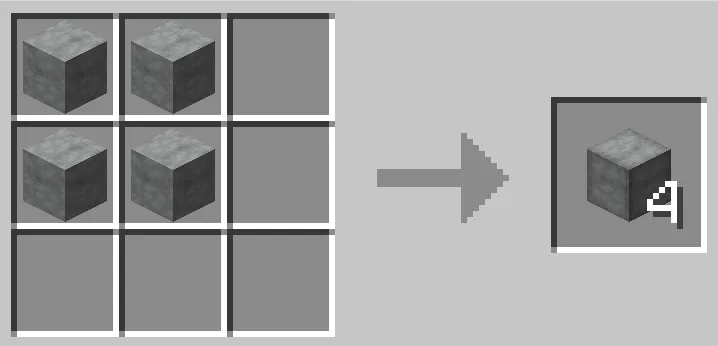 Crafting recipe for Polished Cyberite