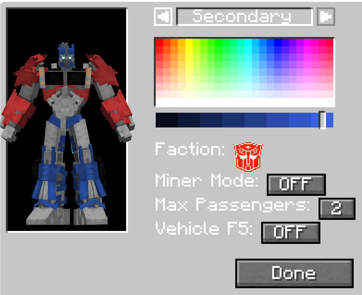 The Transformer Editor