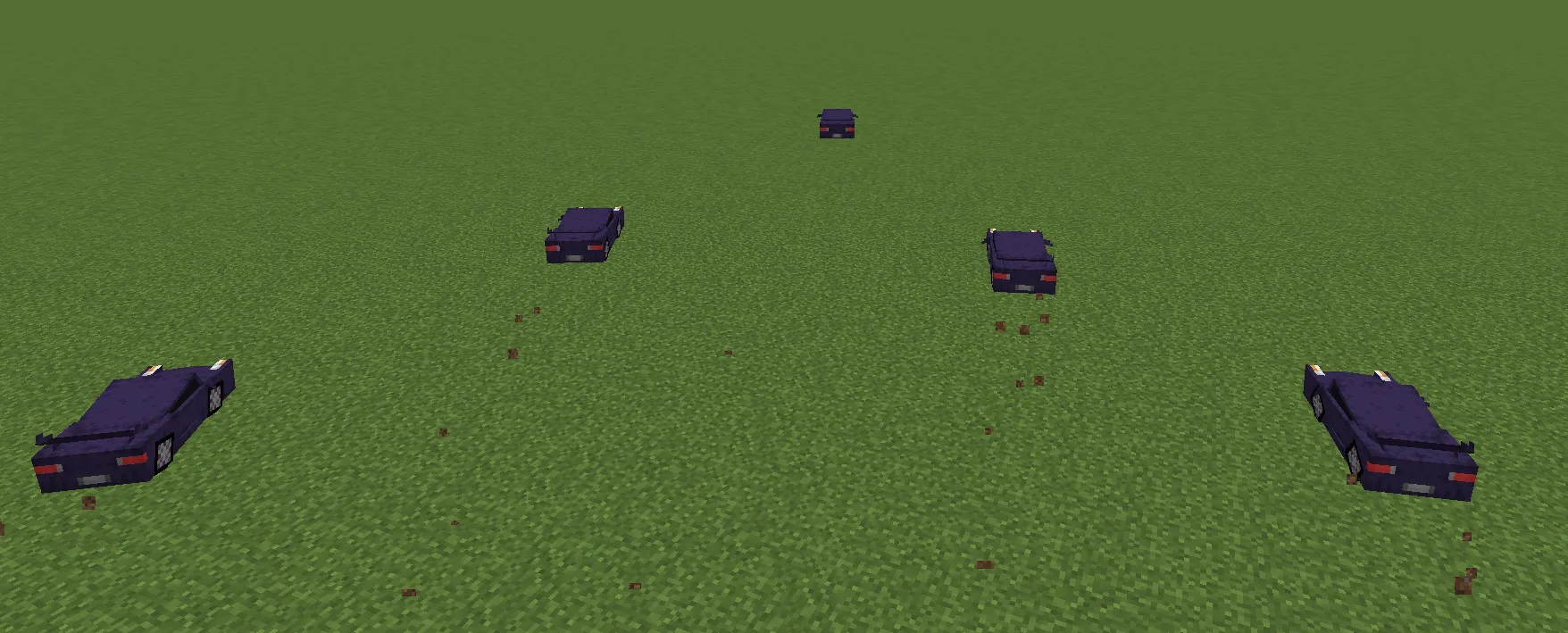 A grounder patrol in wedge formation